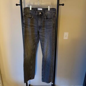 Zara Women's Gray Straight Leg Jeans